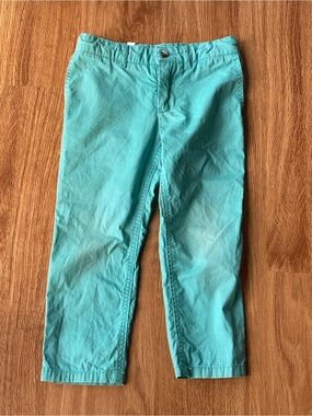 Jacadi Turquoise Chino Pants 4A